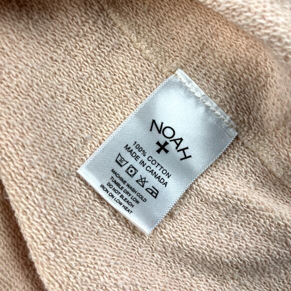 Noah NYC Sweatshirt Adult Small Pink Embroidered Crewneck Pullover Terry Cotton - Picture 6 of 12